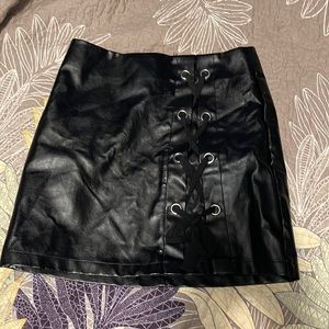 Leather skirt